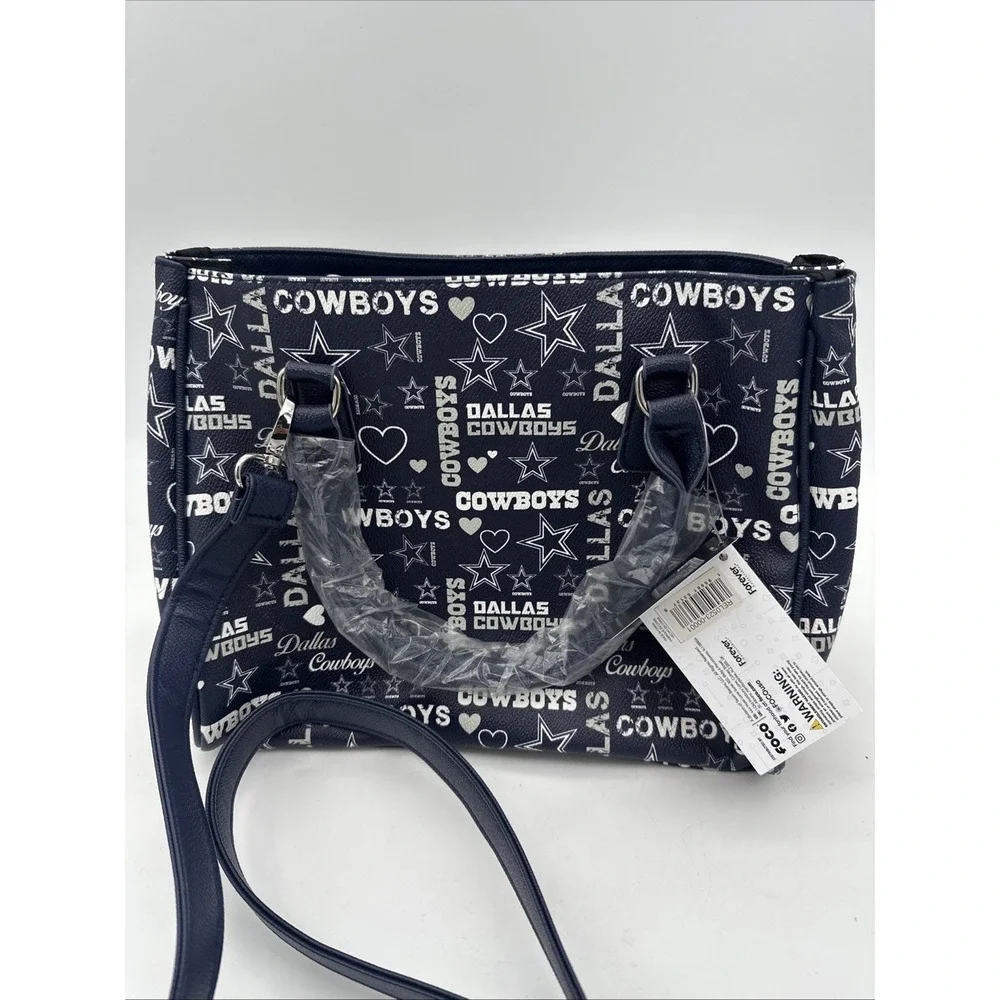 FOCO Dallas Cowboys Spirited Style Printed Collection Purse 12x10 NWT‎